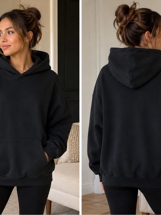 Trendy Queen Tops - Tucker + Tate Black Relaxed-Fit Hoodie